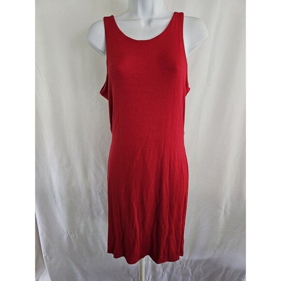Soprano Dresses & Skirts - Soprano Dress Women's Red Knit Open Back Size Large